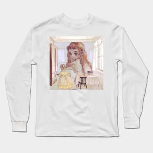 Mouse living in a dollhouse Long Sleeve T-Shirt